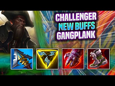 KOREAN CHALLENGER PICKS GANGPLANK WITH NEW BUFFS! - Korean Challenger Plays Gangplank Top vs Yone! |