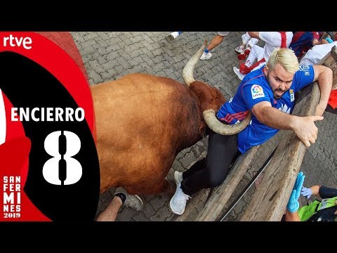 ÚLTIMO ENCIERRO de Sanfermines 2019 | Toros de Miura | San Fermín 2019