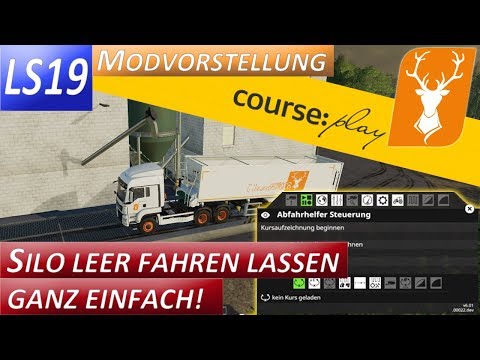 LS19 Courseplay - Wie lässt man das Silo leer fahren? - Ganz einfach mit dem Video!