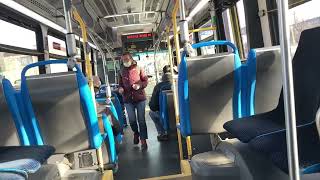 CTA On Board Riding 2016 Nova LFS Bus 8313 on Route 77 Belmont Eastbound to Diversey/Lake Shore