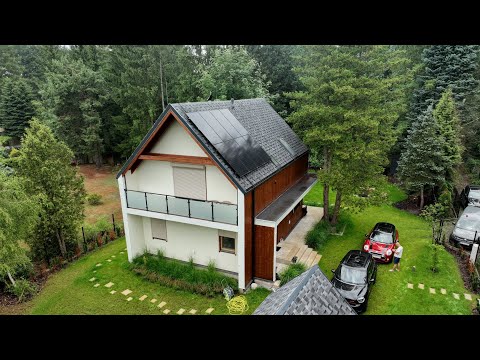 Dom Nowoczesna stodoła 87m2 | dom w lesie