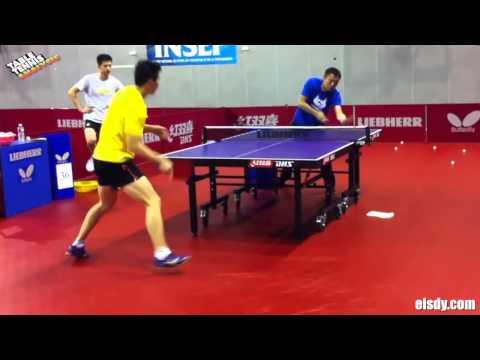 Table Tennis Training - MA Long (Slow motion of drive)