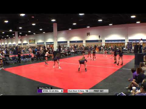 WVBA 16 UA ELITE VS CLUB STEEL 16  NAVY, MOLTEN PRE Q, 2019