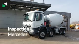 شاحنة خلط الخرسانة Mercedes-Benz Arocs 3240 Arocs 8X4 9m3 AM9FHCBL Stetter mixer Steel suspension | صورة 4 - Machineryline