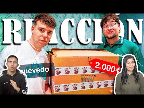 MEXICANOS REACCIONAN II LE REGALO A QUEVEDO UNA MYSTERY BOX DE 2000€!! (Caja misteriosa)