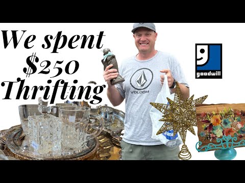 We Spent $250 Thrifting At Goodwill - Thrifting For Profit - reselling
