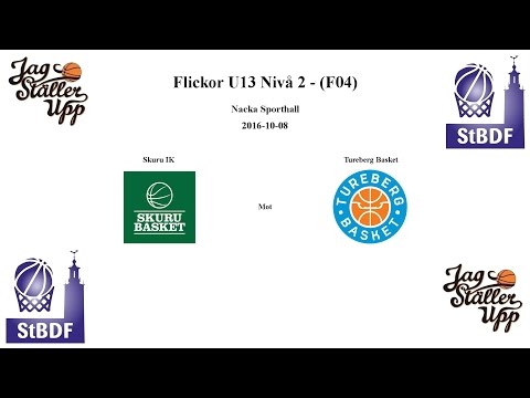 Skuru Basket (F04) mot Tureberg Basket - 2016-10-08