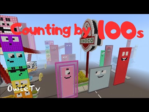 Counting by 100s Song | Minecraft Numberblocks Counting Songs | Counting Song for Kids