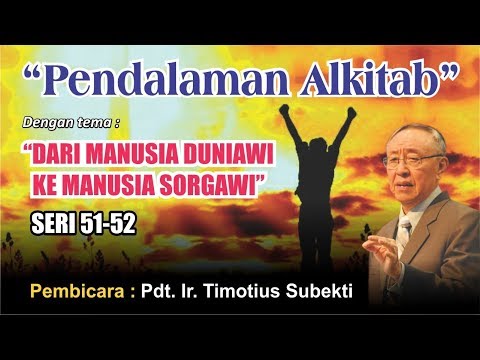 Pdt. Ir. Timotius Subekti - PA 07.12.2018