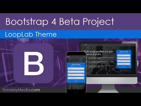 Build A Bootstrap 4 Theme | Latest Beta Version