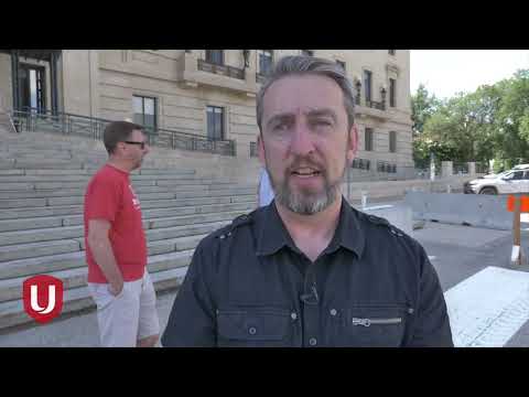 Rally at the Manitoba Legislature
