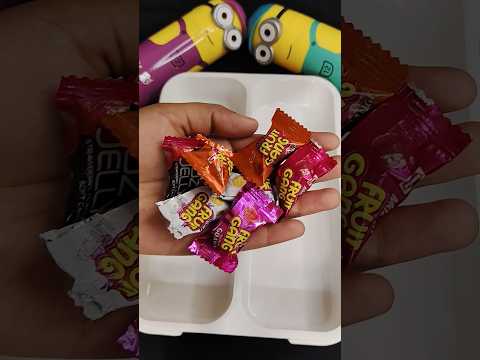 Fruit gang jelly chocolate lunch box #fruit #lunch  #yummy #chocolate #candy #satisfying#fruitcandy