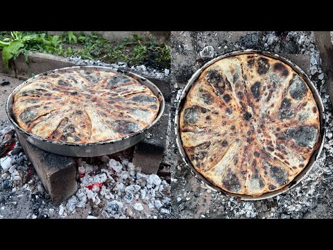 making FLIJA Outside - delicious traditional Albanian Food