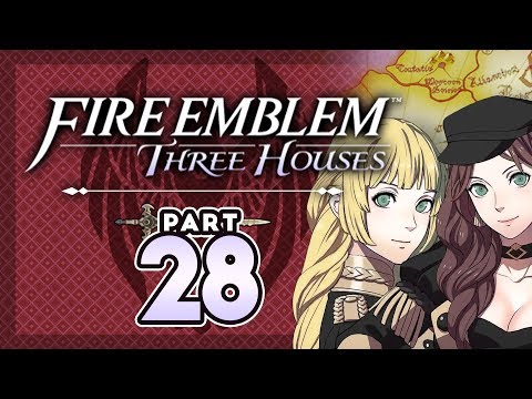 Part 28: Let's Play Fire Emblem, Three Houses - "Ingrid & Dorothea Flirting"