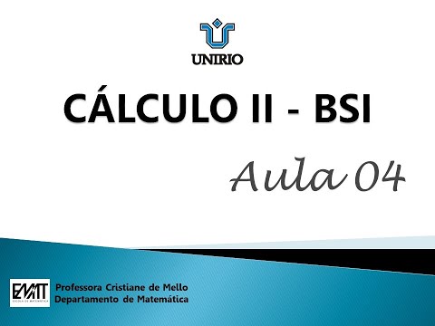 Aula 04 - CÁLCULO II - BSI