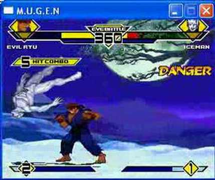Evil Ryu vs Iceman
