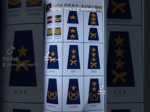 Nepal police Rank 🇳🇵