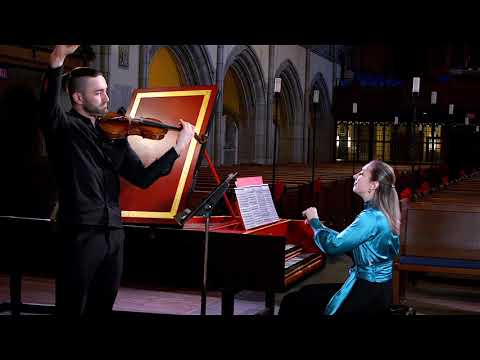 Carl Stamitz - Sonata for harpsichord and violin Op. 20 | Anna Kislitsyna & Alexandr Kislitsyn