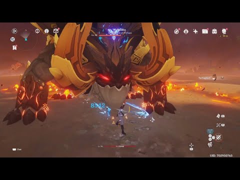 1 HP Childe vs Azhdaha | Genshin Impact