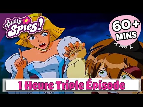 Retour du Passé | Totally Spies ! Français 🇫🇷 S2 Épisode 26 & S3 Épisodes 1-2 | 1 Heure Épisode