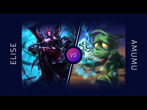 Elise vs Amumu Jungle Gameplay: League of Legends