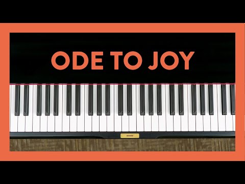 How to Play "Ode to Joy" on Piano | Piano Lesson
