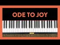 How To Play Ode To Joy On Piano Piano Lesson