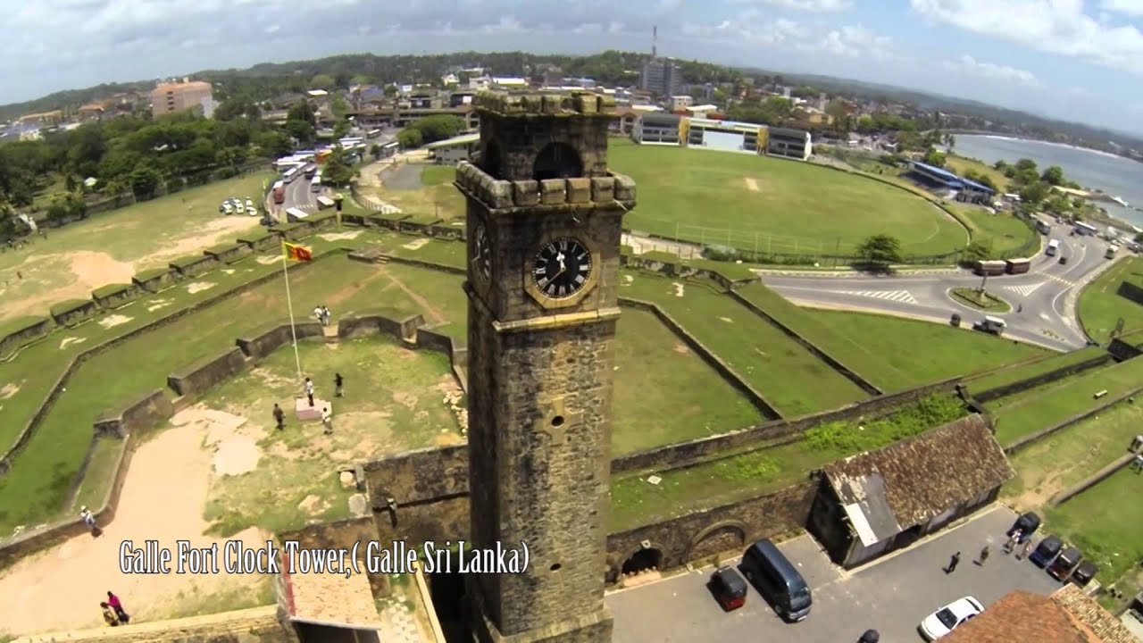 Discover bird's eye view of famous Galle Clock Tower.