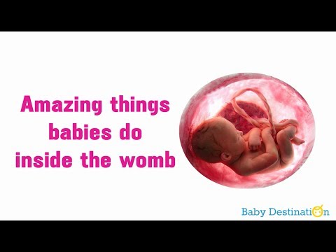 Amazing things babies do inside womb