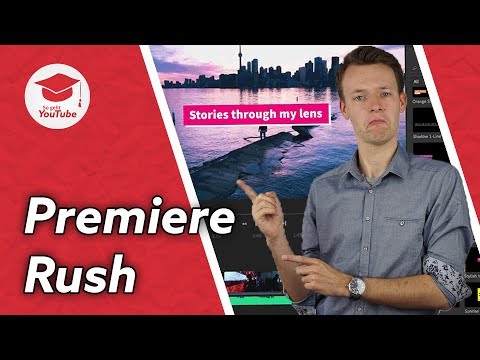 Ein Videoschnittprogramm "extra für YouTuber"? - Adobe Premiere Rush CC Tutorial und erster Eindruck