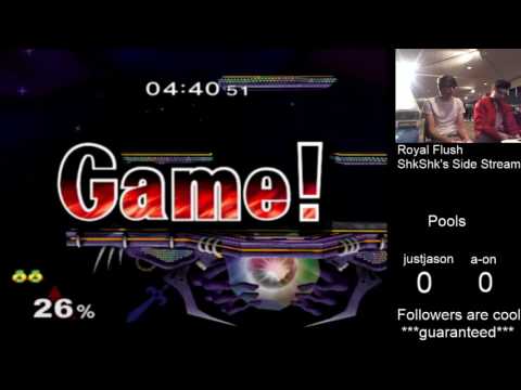 Royal Flush SSBM Pools - Just Jason (Sheik) vs. a-on (Marth)