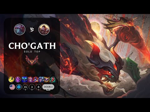 Cho'Gath Top vs Jayce - NA Grandmaster Patch 13.5