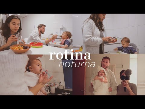 A rotina noturna da nossa família (com horários) 🌙