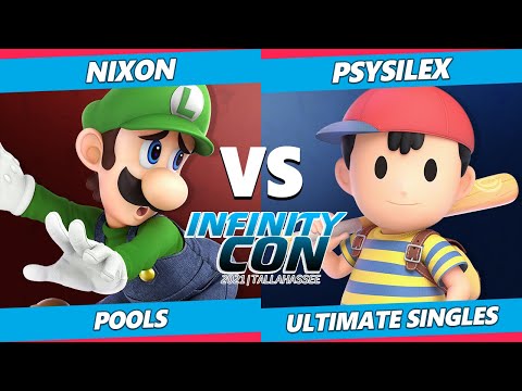 Infinity Con 2021 - Nixon (Luigi) Vs. Psysillex (Ness) SSBU Ultimate Tournament