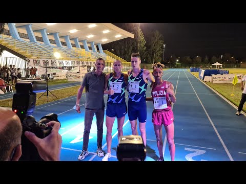 Yemen Crippa fantastico sfiora il Record Italiano del Miglio in 3'52"08 a San Donato M.il 05/09/2020