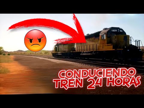 Conduciendo un tren en Estados Unidos 24 horas