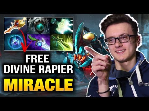 Miracle Weaver VS Mage - Rapier Can't Help Your Team - Dota 2