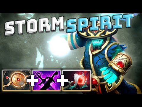 DOTA 2 Storm Spirit Pro Gameplay Mid - DOTA 2 Gameplay