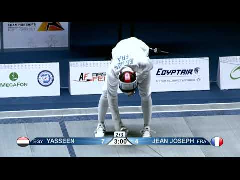 Cairo Worlds 2021 JME - GOLD - Yasseen EGY v Jean Joseph FRA