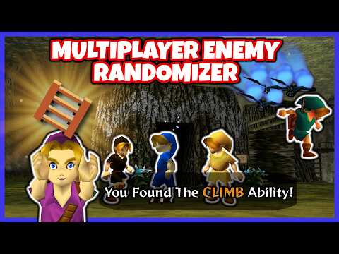 Zelda Multiplayer Randomizer but even CLIMBING is Randomized..
