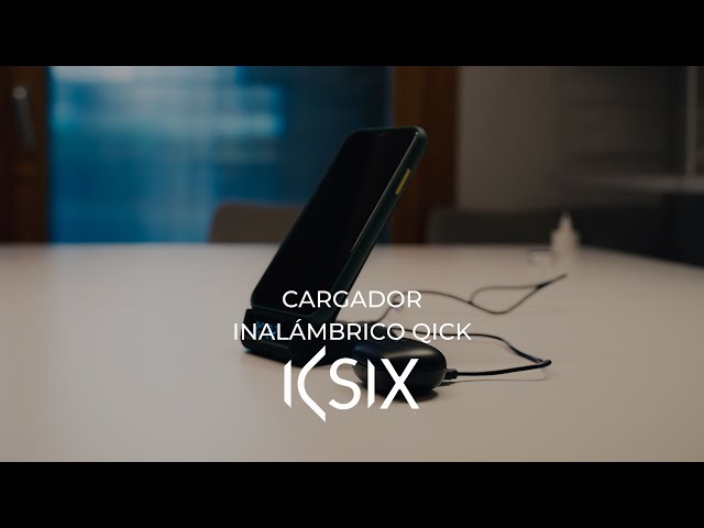 Caricabatterie wireless Ksix QiCK 5/10/15 W Nero video