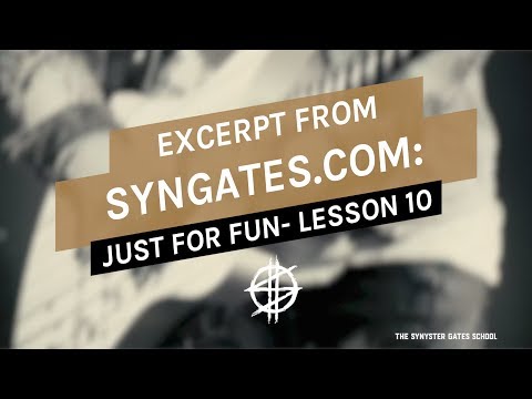 Just For Fun Six Magic Notes For Soloing - Lesson 10 - SynGates.com