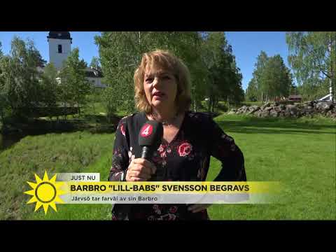 Järvsö tar farväl av Lill-Babs: Ett hav av blommor - Nyhetsmorgon (TV4)