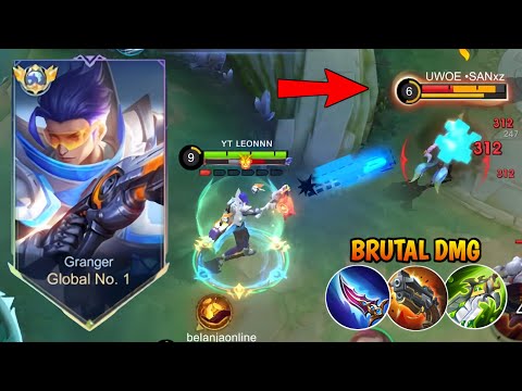 NEW OP GRANGER BUILD & EMBLEM THAT CAN 1 SHOT EVERYTHING BRUTAL DAMAGE 😱 (CHEAT DAMAGE!?)