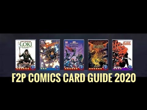 CARD GUIDE FOR F2P || TOP 10 Comics card f2p || Marvel Future fight