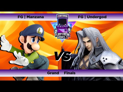 Flynn's Arcade 050 Grand Finals - FG | Manzana (Luigi) Vs FG | Undergod (Sephiroth)SSBU Ultimate
