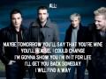 Westlife Maybe Tomorrow Lyrics