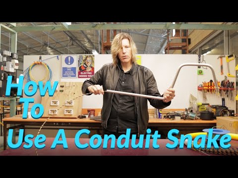 Using A Conduit Snake For Electrical Wiring