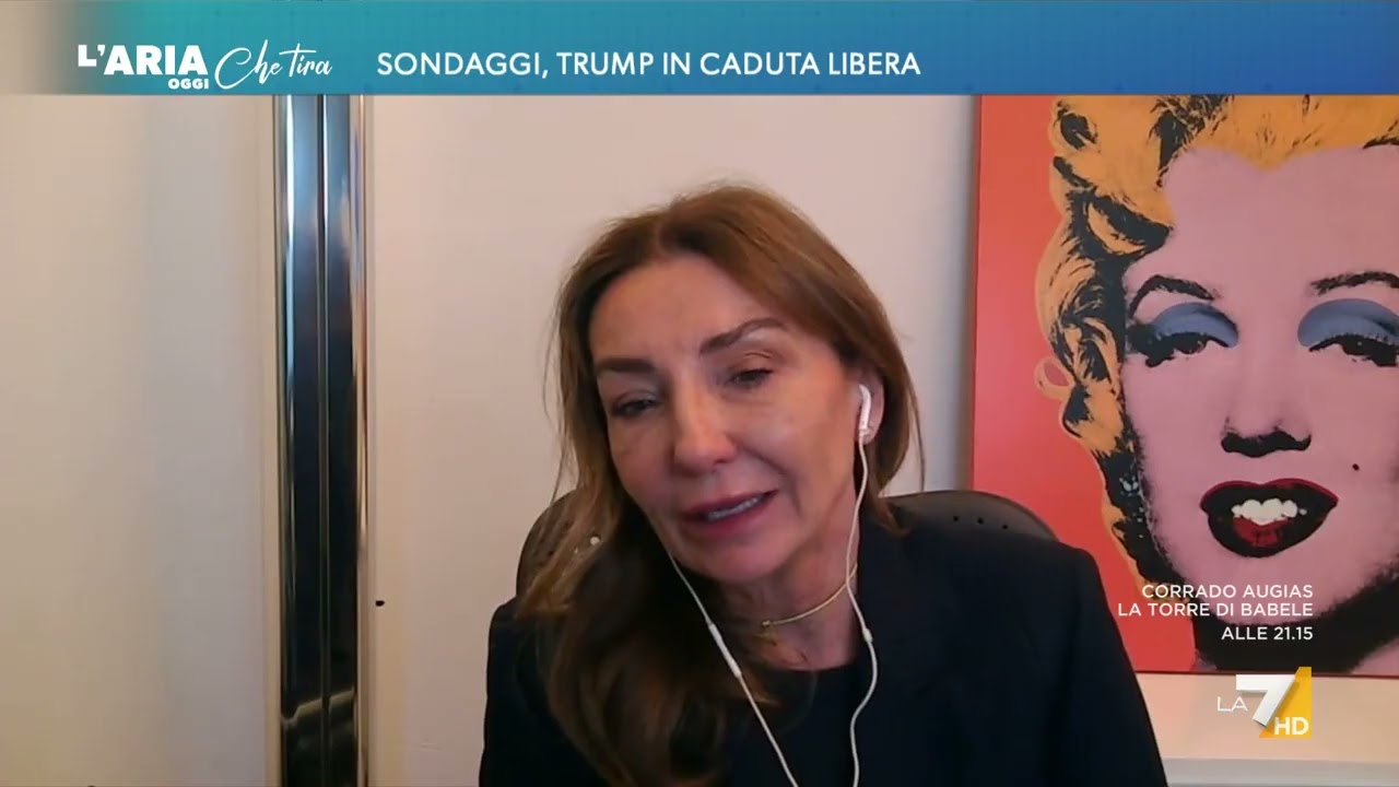 Trump in caduta libera nei sondaggi, Alessandra Ghisleri: "Il 77% dei cittadini italiani ...