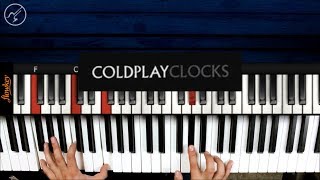 Clocks COLDPLAY Piano Tutorial | SUPER FACIL Christianvib